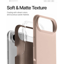 Mercury Pure Magsafe Silicon Case Apple iPhone Air rose gold