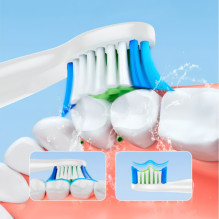 Electric toothbrush heads for Bitvae D2 / E11 (4 pcs.) white