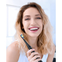 Electric toothbrush heads for Bitvae D2 / E11 (4 pcs.) black