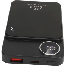 Išorinė baterija Power Bank Reach RR-H211 22.5W MagSafe 10000mAh juoda