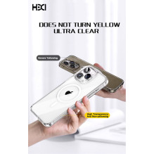 HDD Clear MagSafe Case for Apple iPhone 16 Pro transparent HDD Clear MagSafe Case for Apple iPhone 16 Pro transparent