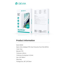 Film set for Devia Ultra Intelligent TPU cutting mechanism 50pcs.