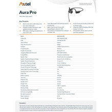 Wireless hands-free equipment Axtel Aura Pro Bone Conduction