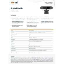 WEB kamera Axtel AX-FHD Webcam Hello