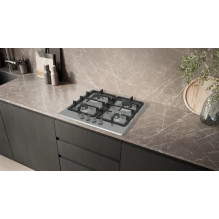 Gas Cooker - Siemens EG6B5PK90 Integrated 60 cm 4 Zones 7500 W Stainless Steel