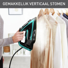 Iron - Tefal FV8066 Puregliss Steam 50g/min 0.27L Black Turquoise