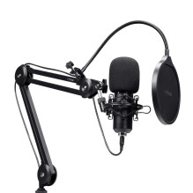 Trust GXT 270 Emita II+ Black Podcast microphone