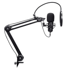 Trust GXT 270 Emita II+ Black Podcast microphone
