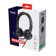Trust Ayda Headset Wired Head-band Calls / Music Black