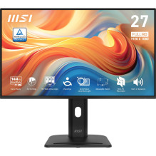 LCD monitorius, MSI, PRO MP275PG E14, 27 colių, verslo klasės, IPS panelė, 16:9, 144 Hz, 1 ms, garsiakalbiai, PROMP275PG