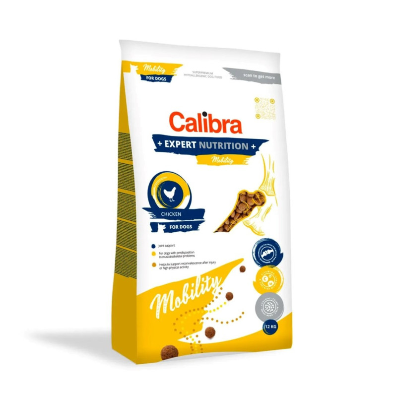 Dog Food - CALIBRA Dog Expert Nutrition Mobility Dry 12kg Gluten Free