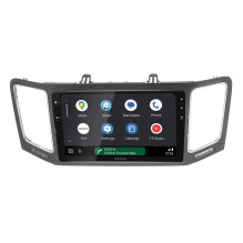 Ramka radiowa 9 cali VW Sharan II, Seat Alhambra 2010 - 2022 czarna 381320-97-1