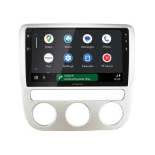 Ramka radiowa 9 cali Scirocco III (13) 2008 - 2014 srebrna 381320-96-4