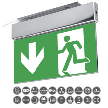 3W LED emergency exit light with battery 1H