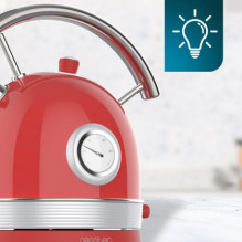 Cecotec Cecotec Thermosense 420 Vintage Light Red, kettle red / stainle