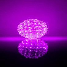 iLike N / A Bumba ar puķēm RS-214 80LED D-13cm Purple