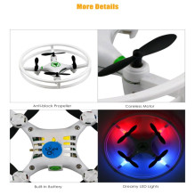 iLike Phantom - Kvadrokopters 360º (HC615) ar pulti 2.4GHz, įkraunamas ar USB, 6 ašių grotuvas, 4 kanalai - balts White