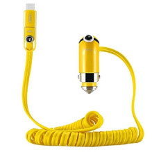 Remax Cutie Car Charger Yellow Remax Cutie Car Charger Yellow