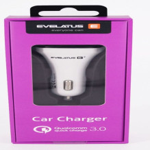 Evelatus - Evelatus greitas automobilio įkroviklis QCC02 baltas Evelatus - Evelatus greitas automobilio įkroviklis QCC02 baltas