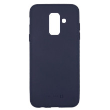 „Evelatus“ „Samsung Galaxy A6 Plus 2018“ silikoninis dėklas, minkštas lietimui jautrus TPU dėklas, vidurnakčio mėlynas