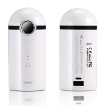 Remax 10000mAh Cutie išorinė baterija RPL-36, balta Remax 10000mAh Cutie išorinė baterija RPL-36, balta