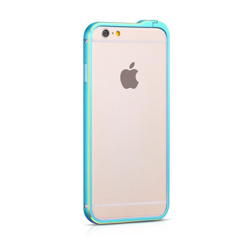 Hoco Apple iPhone 6/6s Blade serijos Fedora metalinis buferis, mėlynas