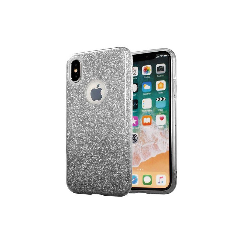 „GreenGo Xiaomi Redmi 4A“ Bling dėklas, juodas
