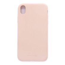 Evelatus Apple iPhone XR Nano silikoninis dėklas, minkštas lietimui, rausvo smėlio spalvos