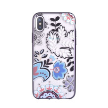 Devia Apple iPhone X Crystal Bloosom dėklas, sidabrinis
