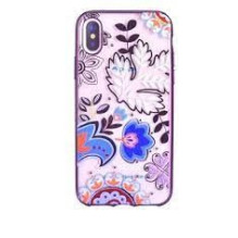 Devia Apple iPhone X Crystal Bloosom dėklas, rožinis-auksinis