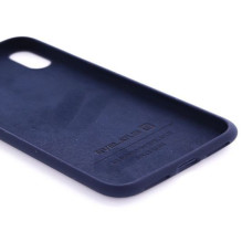 Evelatus Apple iPhone Xs MAX Nano Silicone Case Soft Touch TPU Midnight Blue