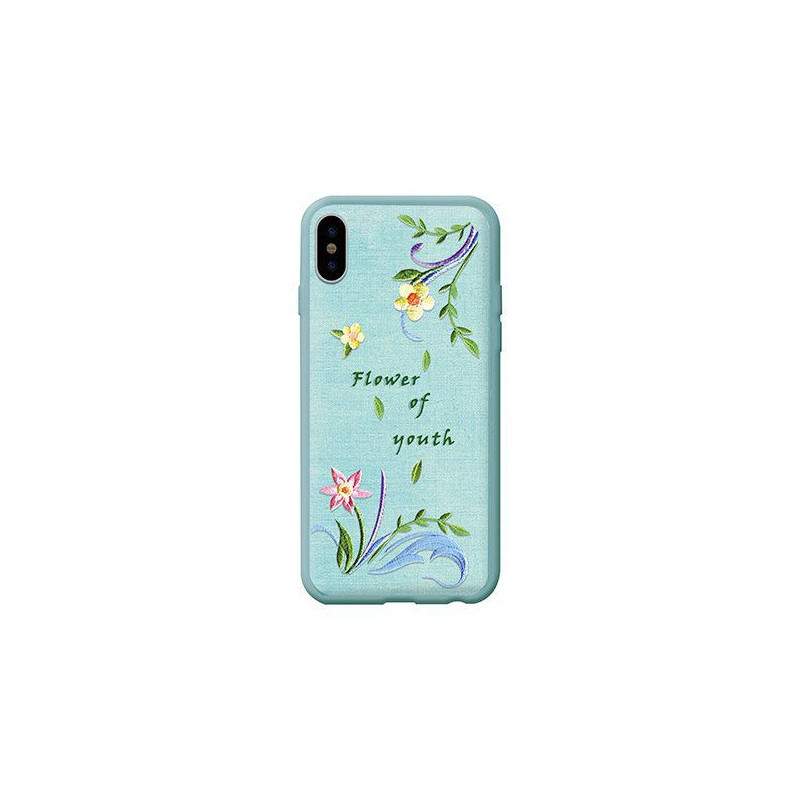 Devia Apple iPhone X dėklas su gėlių siuvinėjimu, lanzh