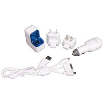OMEGA Universal Universal Charger KIT 3in1 White