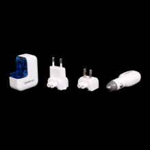 OMEGA Universal Universal Charger KIT 3in1 White