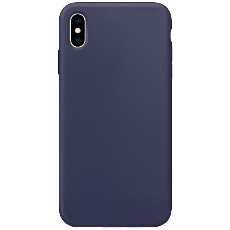 Evelatus Apple iPhone Xs Max Premium Soft Touch Silicone Case Midnight Blue