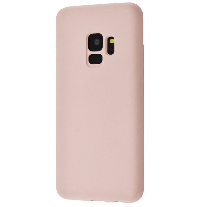Evelatus Samsung Galaxy S9 Plus Premium Soft Touch Silicone Case Pink Sand
