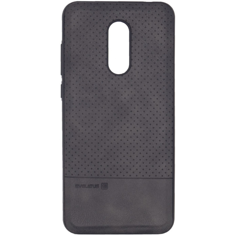 Evelatus Xiaomi Redmi 5 Plus TPU case 1 with metal plate (possible to use with magnet car holder) Black