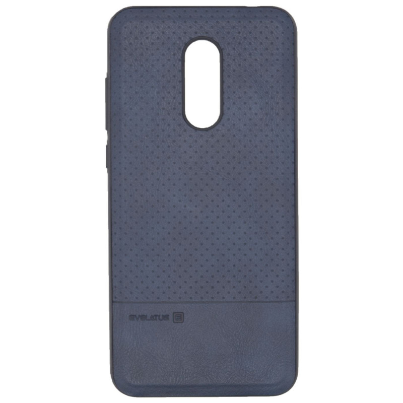 Evelatus Xiaomi Redmi 5 Plus TPU case 1 with metal plate (possible to use with magnet car holder) Blue