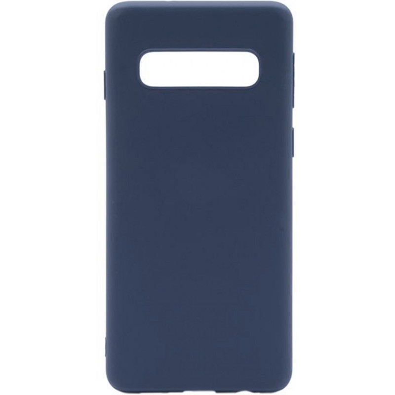 Evelatus Samsung S10 Soft Premium Soft Touch Silicone Case Midnight Blue