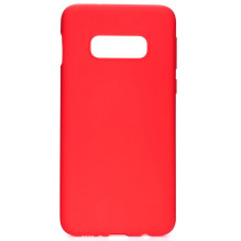 Evelatus Samsung Galaxy S10e Premium Soft Touch Silicone Case Red