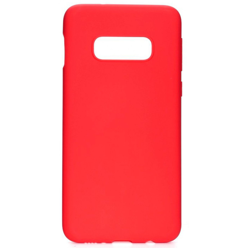 Evelatus Samsung Galaxy S10e Premium Soft Touch Silicone Case Red