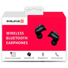 Evelatus - Wireless Earphones EBE01 Black Evelatus - Wireless Earphones EBE01 Black