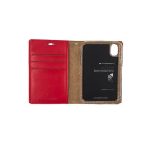 Mercury Apple iPhone X / XS Bluemoon Diary Case Red