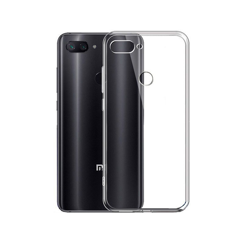 iLike Xiaomi Mi 8 Lite itin plonas 0,5 mm TPU dėklas, skaidrus