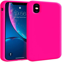 Evelatus Apple iPhone XR Premium Soft Touch Silicone Case Hot Pink