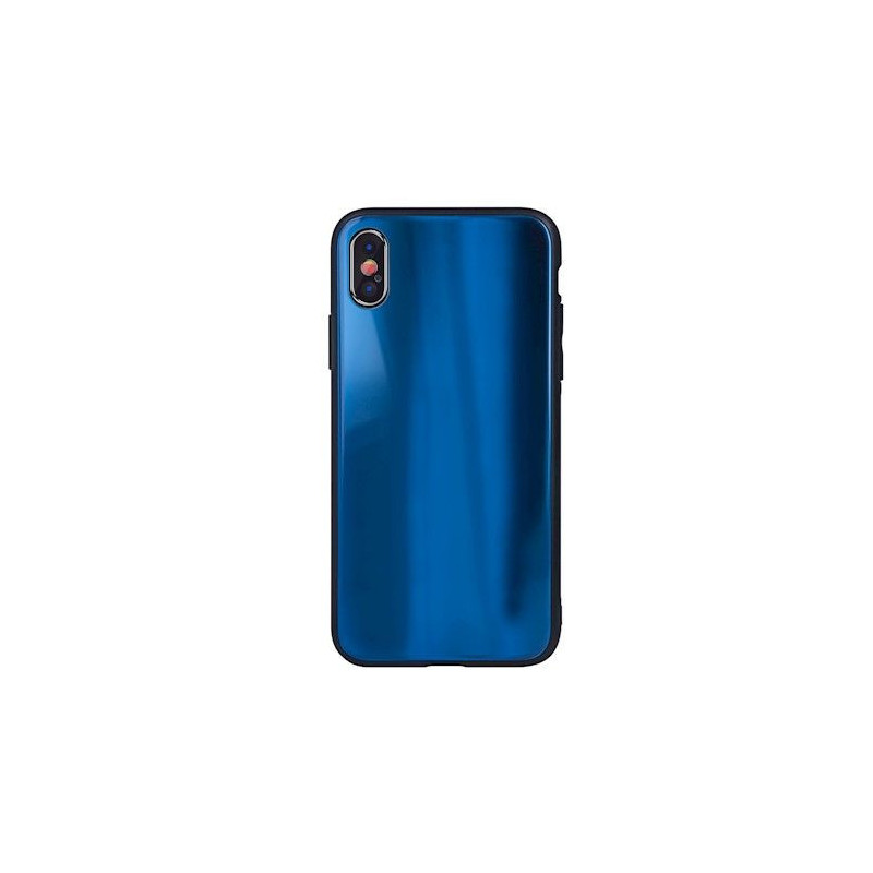 „GreenGo Huawei P30 Aurora“ stiklinis TPU dėklas, tamsiai mėlynas