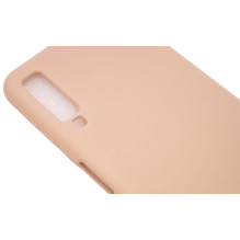 Evelatus Samsung Galaxy A7 2018 Nano Silicone Case Soft Touch TPU Pink Sand