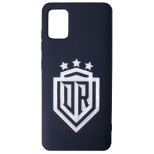 Evelatus Samsung A41 Soft Touch Silicone Case DR Logo N1 White Black