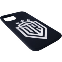 Evelatus iPhone 12 Pro Soft Touch Silicone Case DR Logo N1 White Black