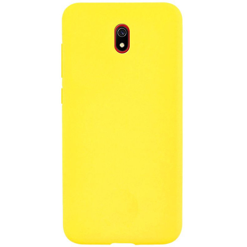 „Evelatus Xiaomi Redmi 8a“ nano silikoninis dėklas, minkštas lietimui, geltonas, TPU